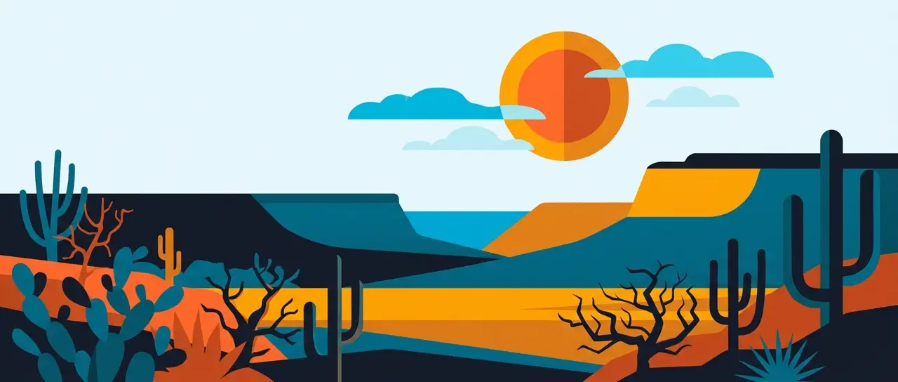 Ilustração da paisagem do Sertão Central