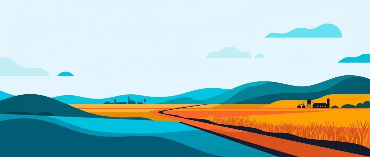 Ilustração da paisagem do Zona da Mata Sul